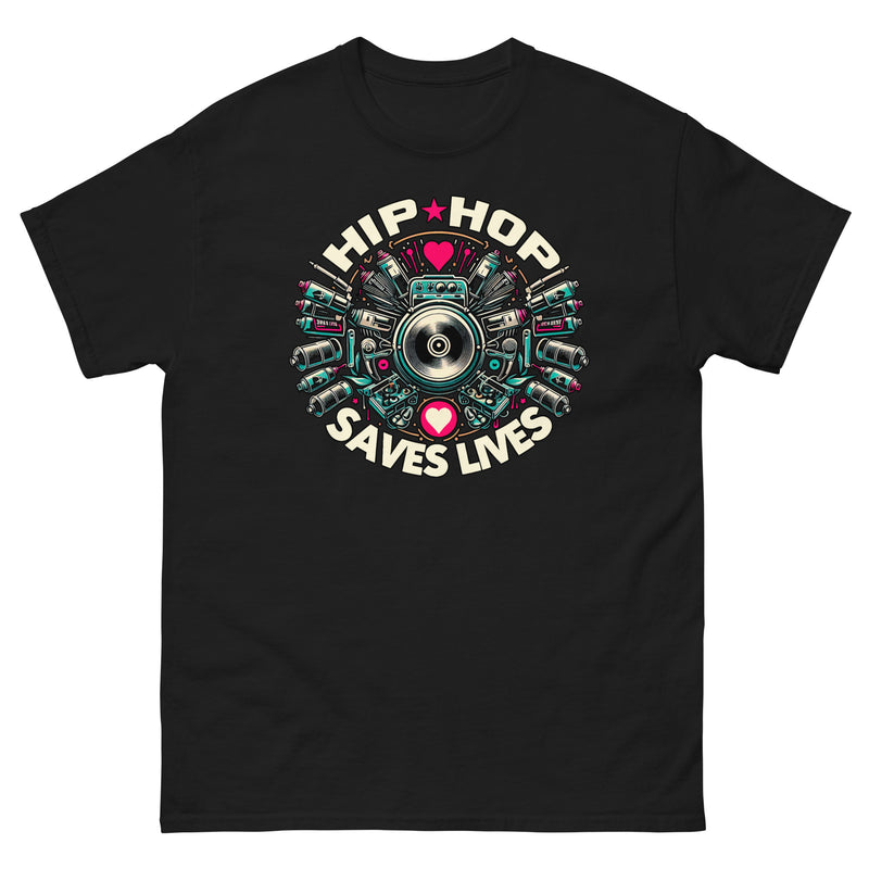 HIP HOP SAVES LIVES - Graffiti Men's   T-Shirt