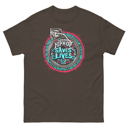 HIP HOP SAVES LIVES Men's DJ T-Shirt - Beats 4 Hope