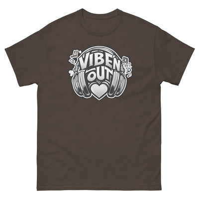 VIBE 'N OUT Black and White Men's T-shirt - Beats 4 Hope
