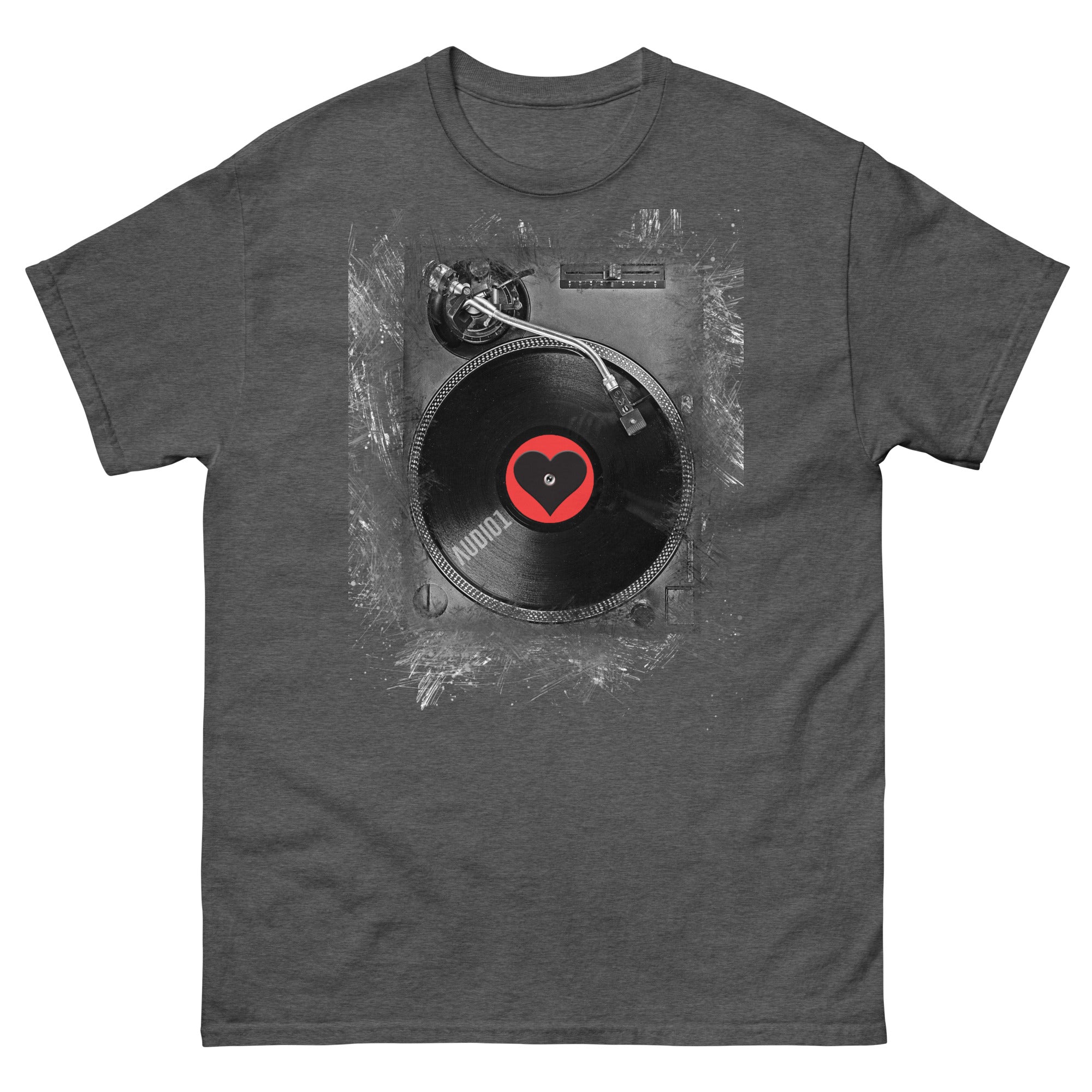 TURNTABLE IN THE HEART - Men's T-Shirt - Beats 4 Hope