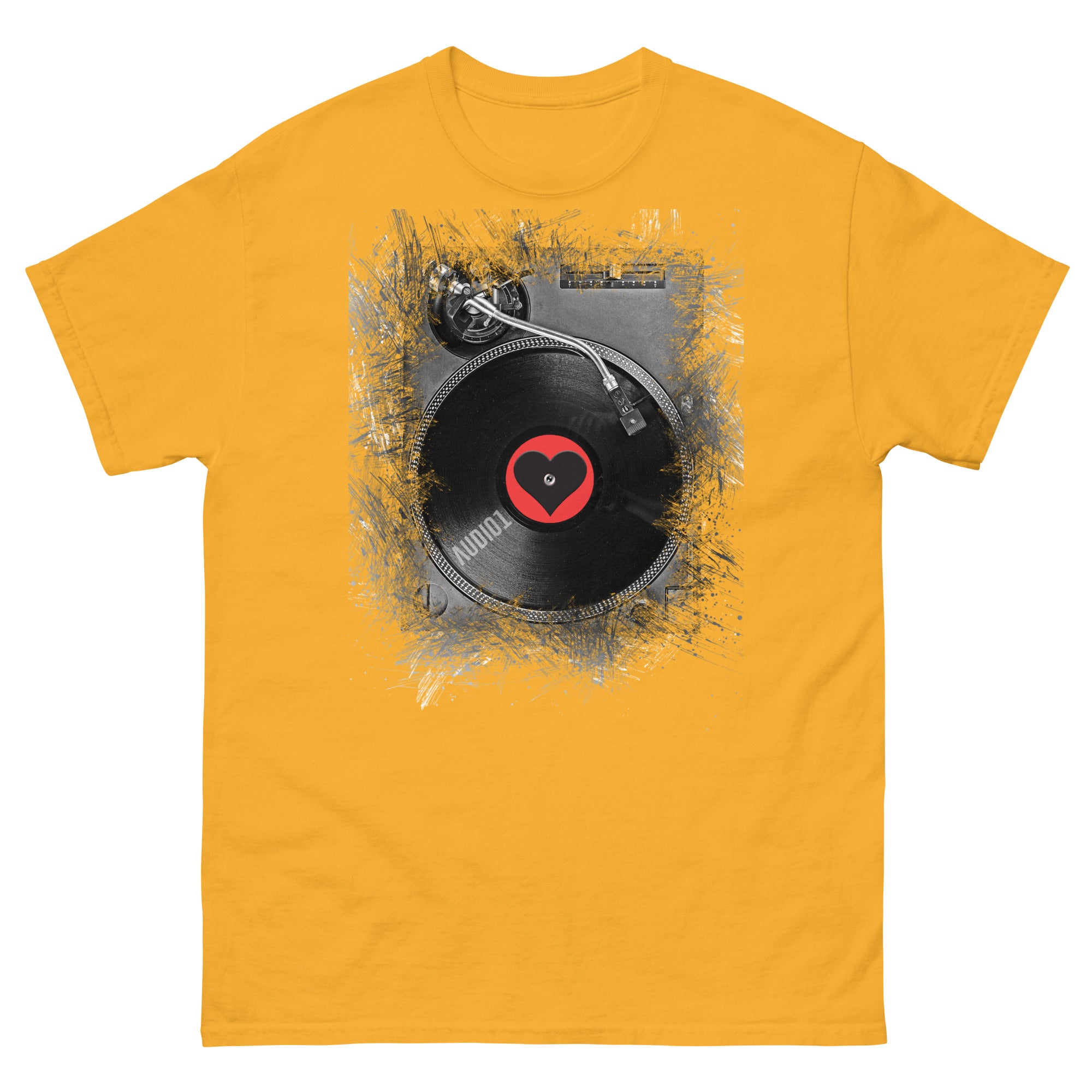 TURNTABLE IN THE HEART - Men's T-Shirt