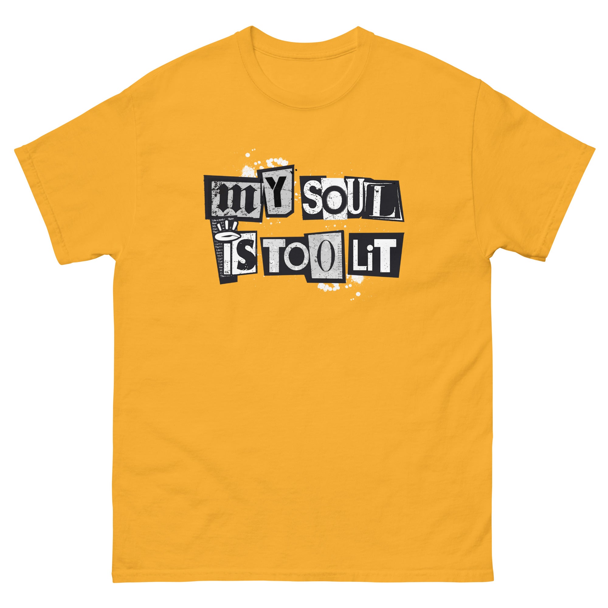 MY SOUL IS TOO LIT - 2.0 Men's Classic T-Shirt - Beats 4 Hope