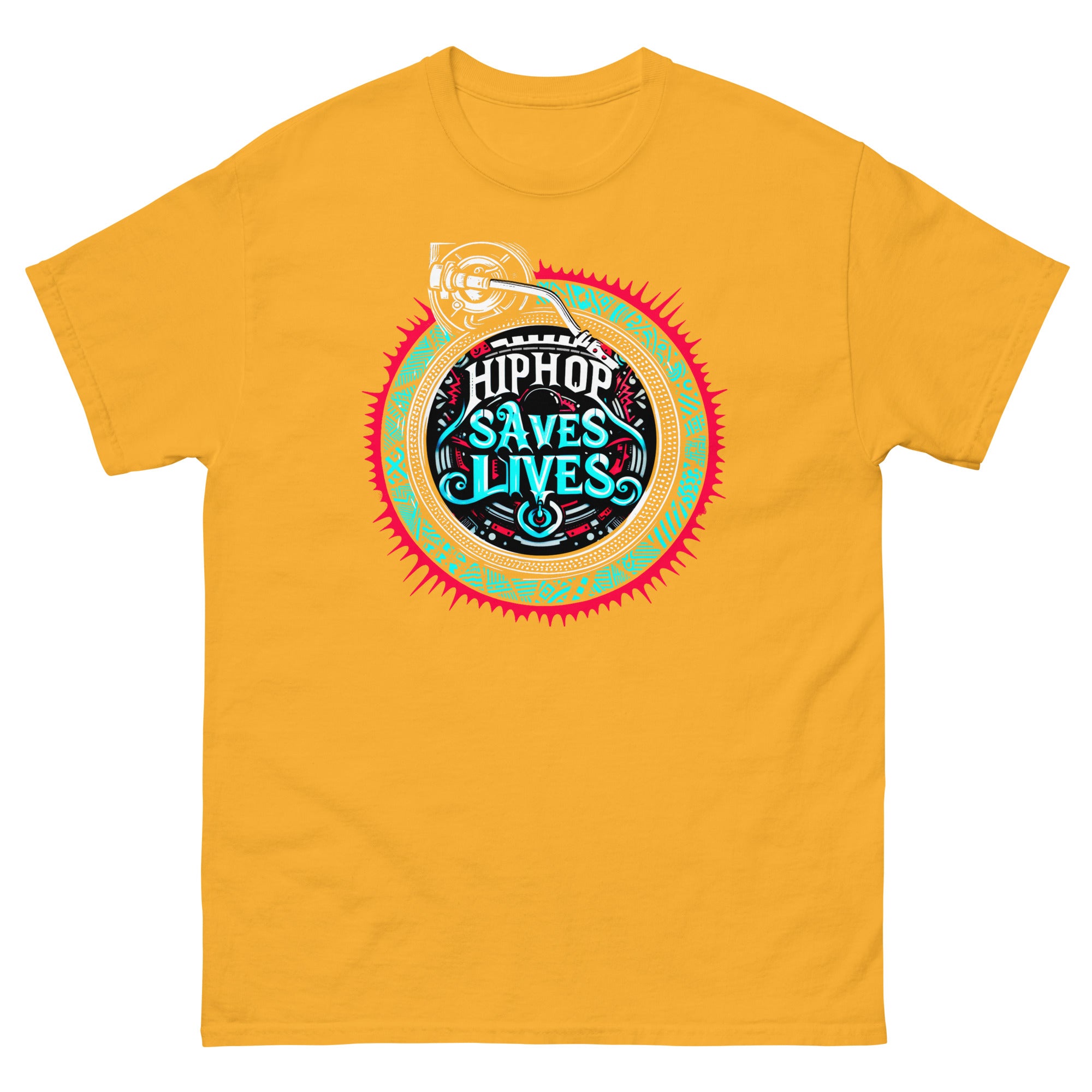 HIP HOP SAVES LIVES Men's DJ T-Shirt - Beats 4 Hope