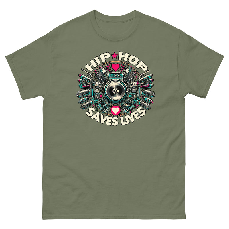HIP HOP SAVES LIVES - Graffiti Men's   T-Shirt