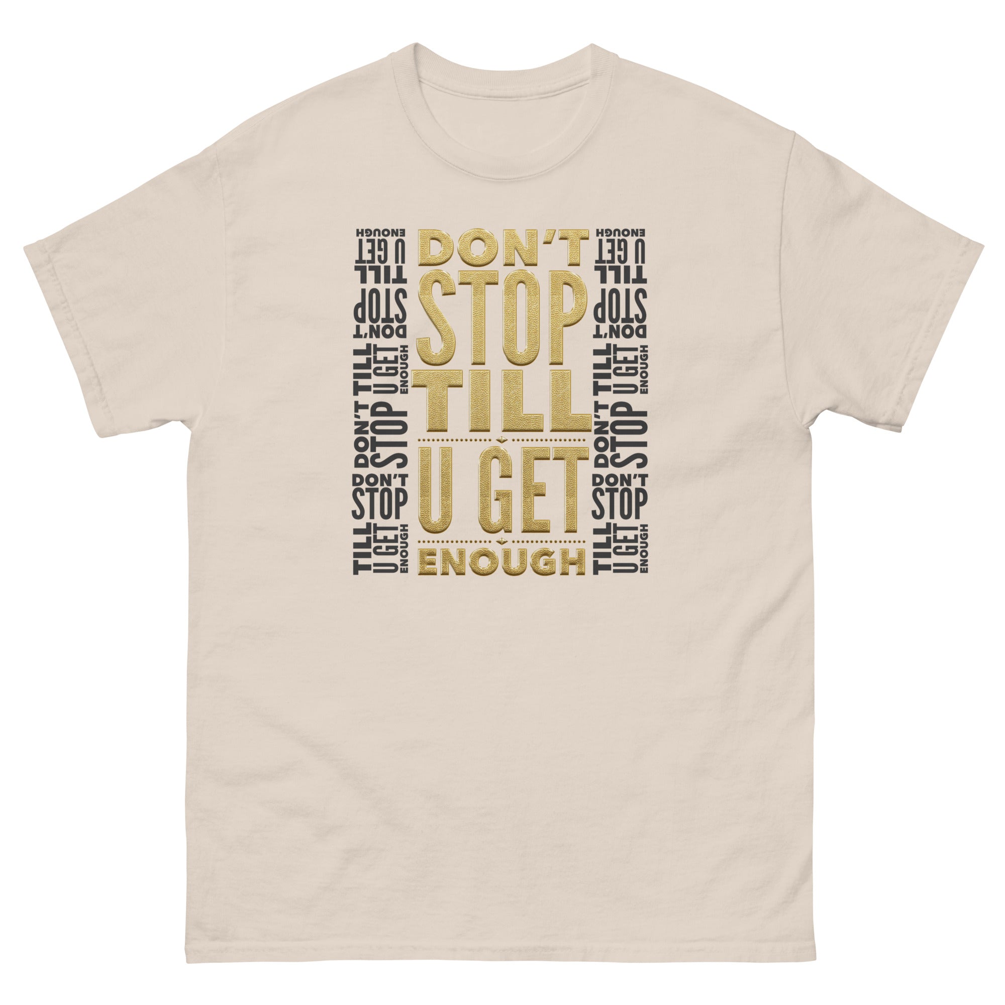 DON'T STOP TILL U GET ENOUGH  Men's T-Shirt - Beats 4 Hope