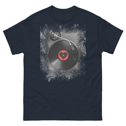 TURNTABLE IN THE HEART - Men's T-Shirt - Beats 4 Hope