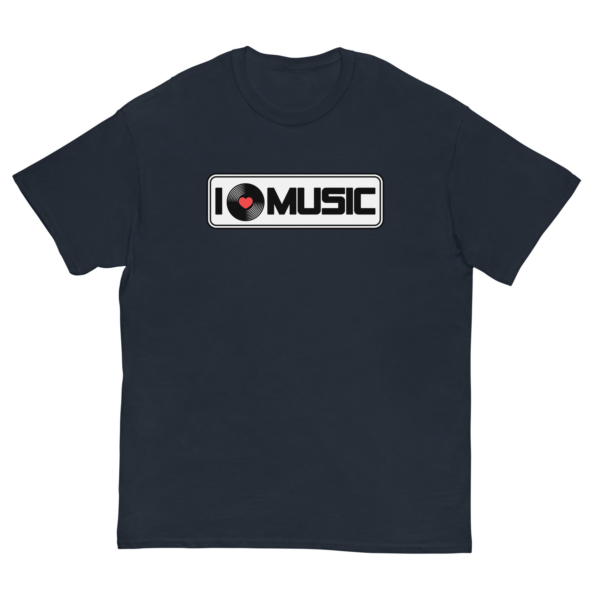 I LOVE MUSIC - Men's T-Shirt
