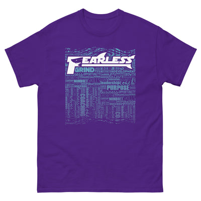FEARLESS - Men's T-Shirt - Purple / S - Purple / M - Purple / L - Purple / XL - Purple / 2XL - Purple / 3XL