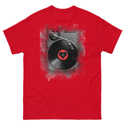 TURNTABLE IN THE HEART - Men's T-Shirt - Beats 4 Hope