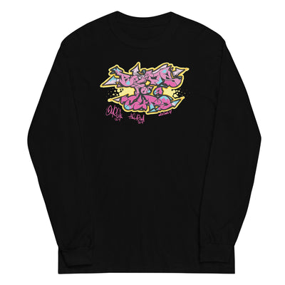 BEATS For A Cure Graffiti Long Sleeve Shirt - Black / S - Black / M - Black / L - Black / XL - Black / 2XL - Black / 3XL - Black / 4XL