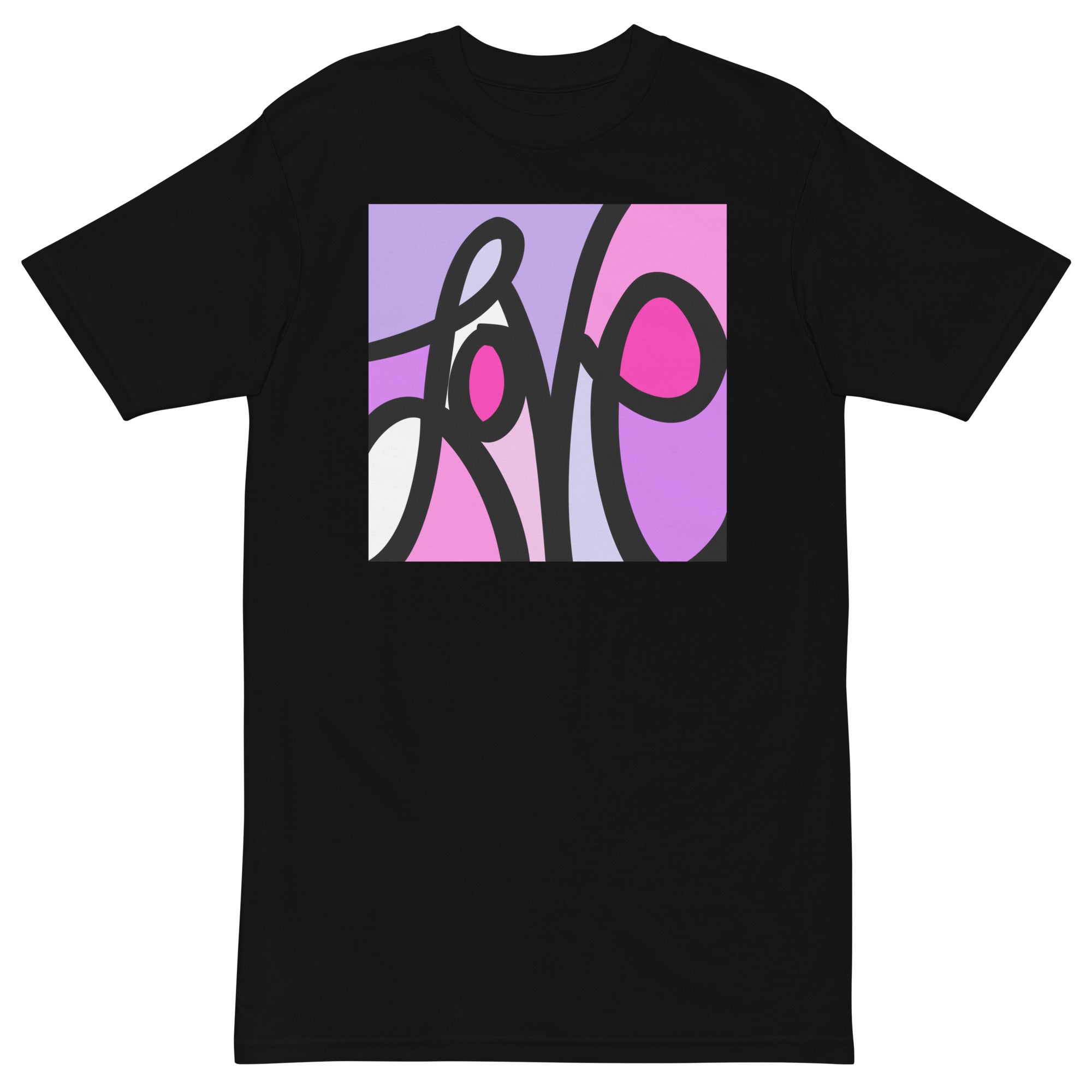LOVE 1 Pink - Men’s Premium T-Shirt - Beats 4 Hope