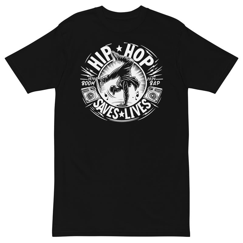 HIP HOP SAVES LIVES - Breaking Men’s Premium T-Shirt - Beats 4 Hope