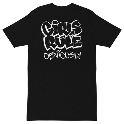 GIRLS RULE OBVIOUSLY - Men’s Premium T-Shirt - Beats 4 Hope