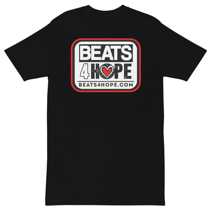 Beats4Hope Premium Logo T-shirt - Black / S - Black / M - Black / L - Black / XL - Black / 2XL - Black / 3XL - Black / 4XL