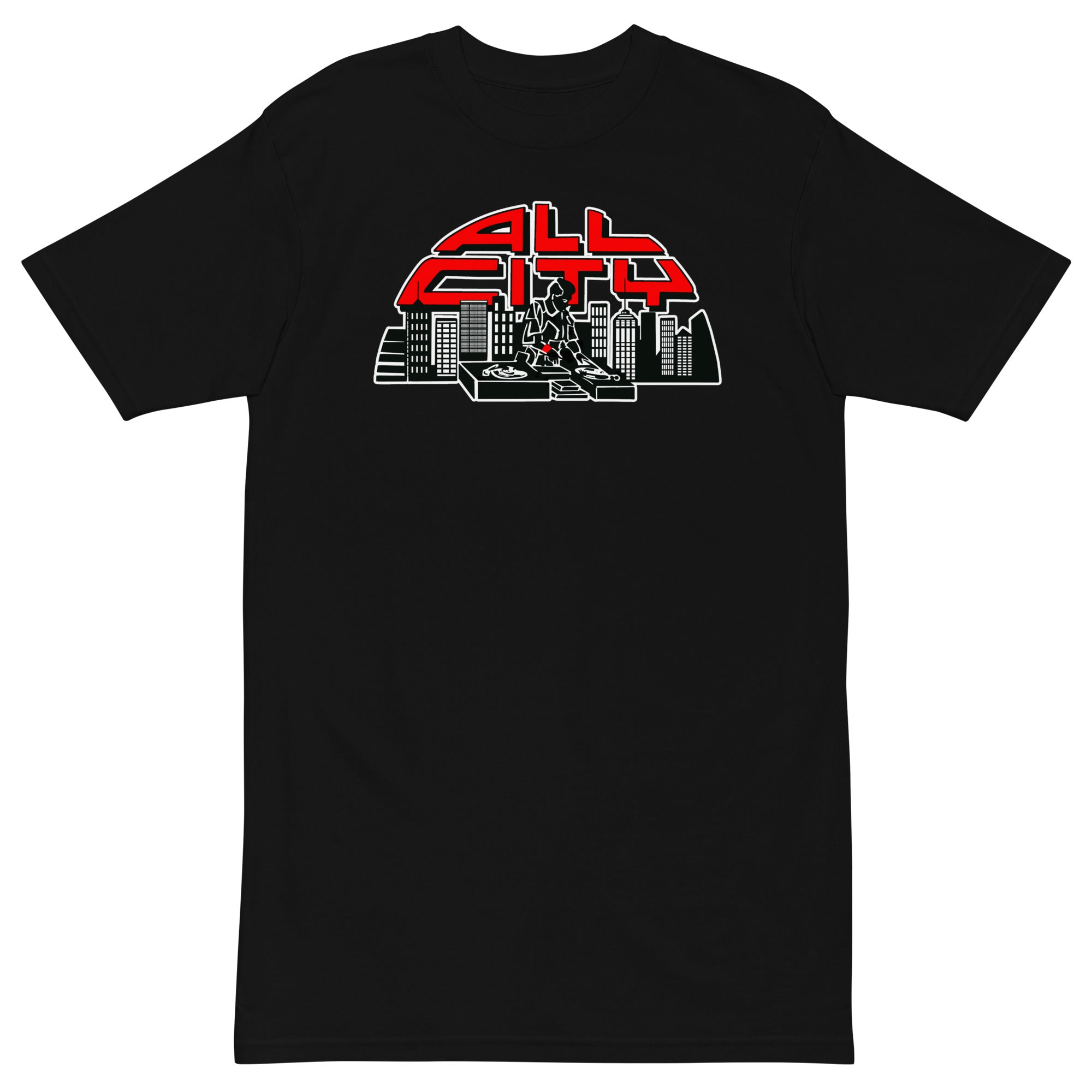 ALL CITY Records Premium T-Shirt - Black / S - Black / M - Black / L - Black / XL - Black / 2XL - Black / 3XL - Black / 4XL