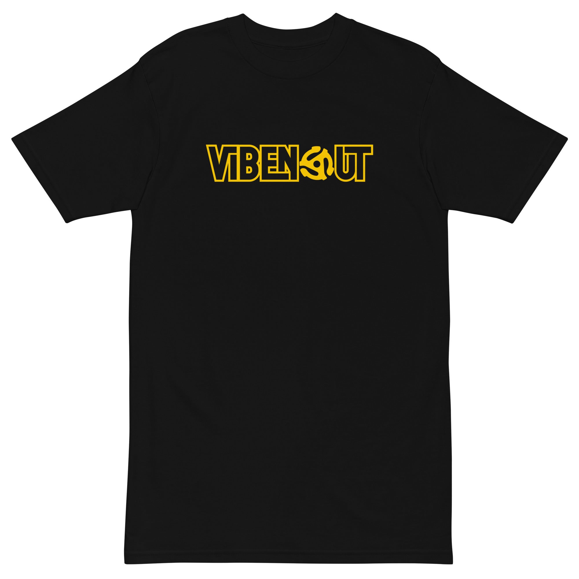 VIBE'N OUT 45 - Premium Unisex T-Shirt - Black / S - Black / M - Black / L - Black / XL - Black / 2XL - Black / 3XL - Black / 4XL