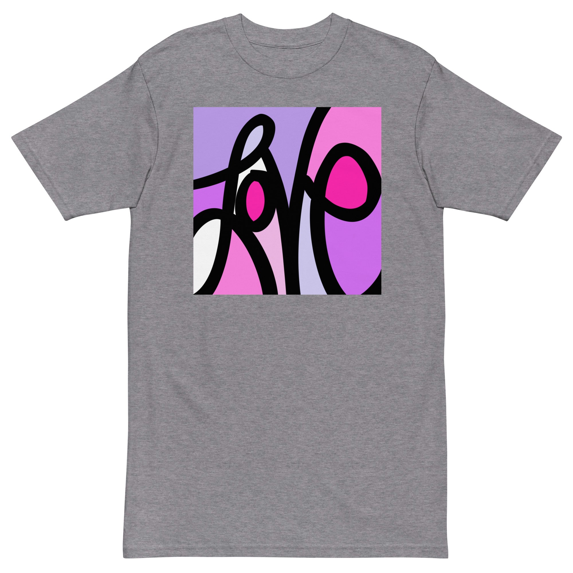 LOVE 1 Pink - Men’s Premium T-Shirt - Beats 4 Hope