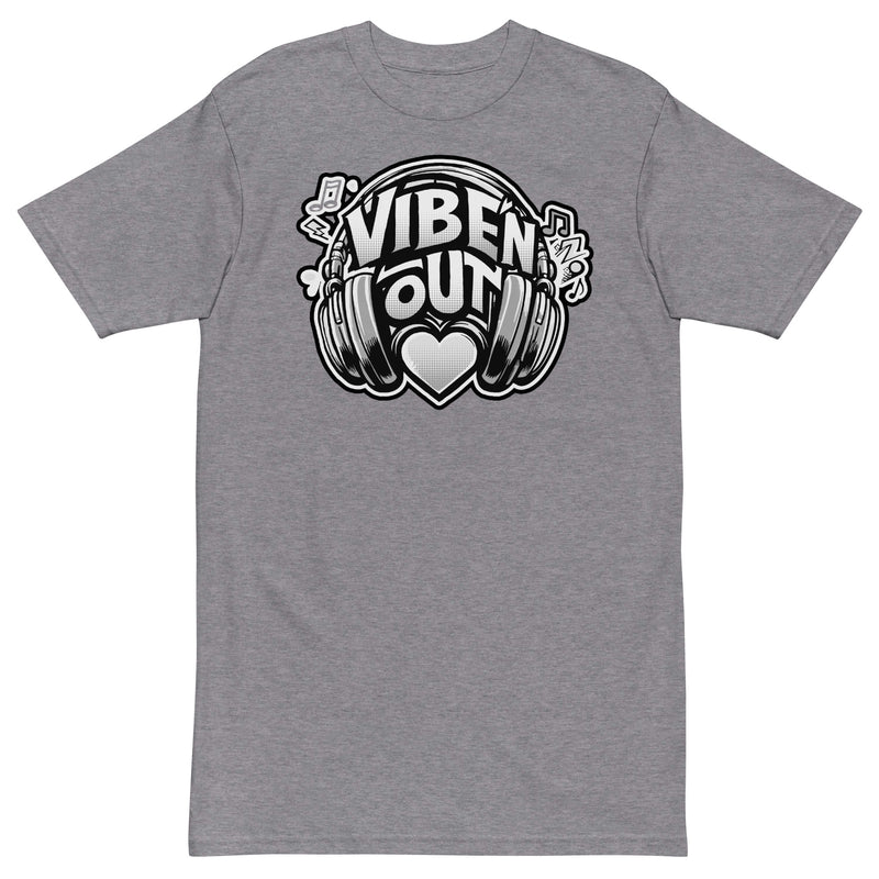 VIBE 'N OUT Black and White Premium Unisex T-Shirt