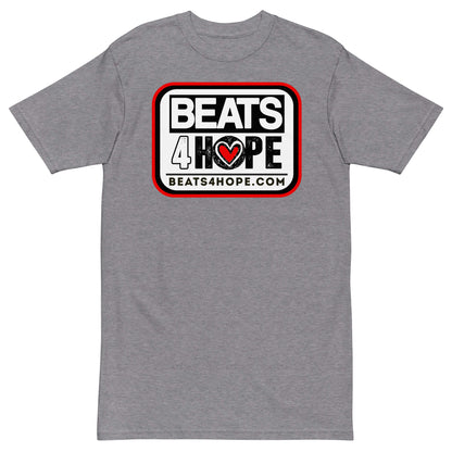 Beats4Hope Premium Logo T-shirt - Carbon Grey / S - Carbon Grey / M - Carbon Grey / L - Carbon Grey / XL - Carbon Grey / 2XL - Carbon Grey / 3XL - Carbon Grey / 4XL