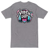 VIBE 'N OUT Premium Unisex T-Shirt - Carbon Grey / S - Carbon Grey / M - Carbon Grey / L - Carbon Grey / XL - Carbon Grey / 2XL - Carbon Grey / 3XL - Carbon Grey / 4XL