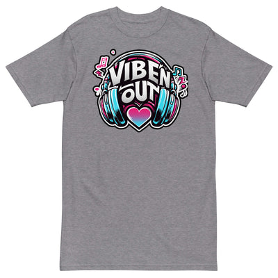 VIBE 'N OUT Premium Unisex T-Shirt - Carbon Grey / S - Carbon Grey / M - Carbon Grey / L - Carbon Grey / XL - Carbon Grey / 2XL - Carbon Grey / 3XL - Carbon Grey / 4XL