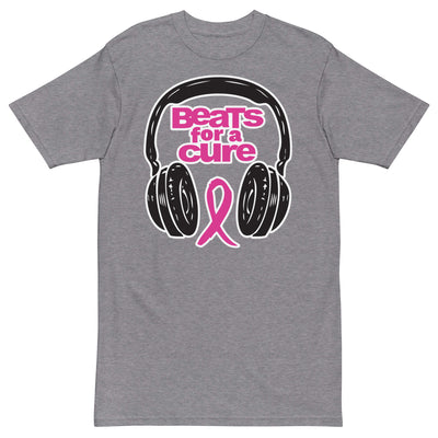 BEATS FOR A CURE Remix Premium T-Shirt - Carbon Grey / S - Carbon Grey / M - Carbon Grey / L - Carbon Grey / XL - Carbon Grey / 2XL - Carbon Grey / 3XL - Carbon Grey / 4XL