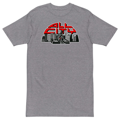 ALL CITY Records Premium T-Shirt - Carbon Grey / S - Carbon Grey / M - Carbon Grey / L - Carbon Grey / XL - Carbon Grey / 2XL - Carbon Grey / 3XL - Carbon Grey / 4XL