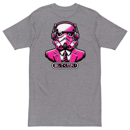 DJ TROOPER - Cure Be With You  Premium Unisex T-Shirt - Carbon Grey / S - Carbon Grey / M - Carbon Grey / L - Carbon Grey / XL - Carbon Grey / 2XL - Carbon Grey / 3XL - Carbon Grey / 4XL