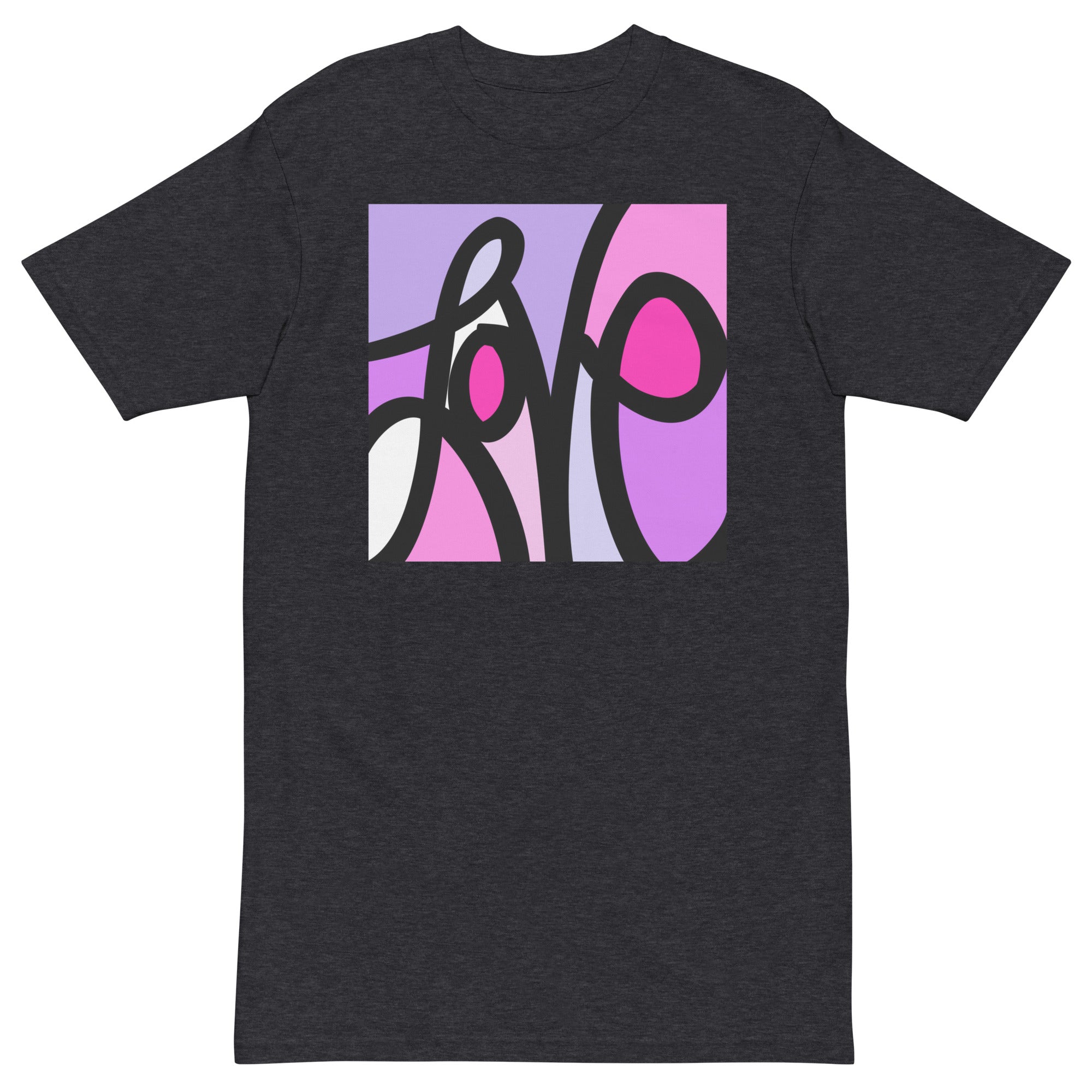 LOVE 1 Pink - Men’s Premium T-Shirt - Beats 4 Hope