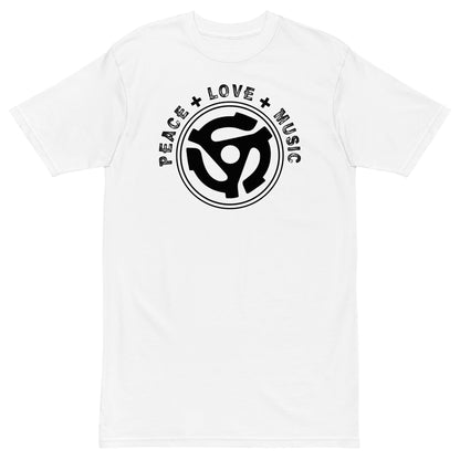 PEACE, LOVE, MUSIC -  Premium Unisex T-Shirt - Beats 4 Hope