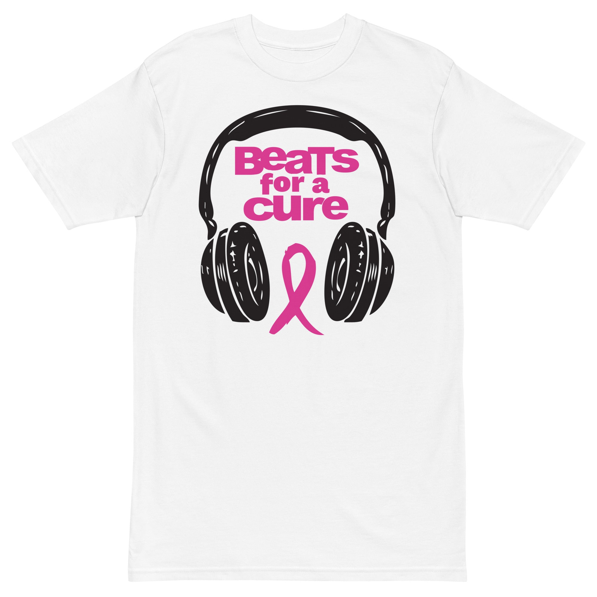 BEATS FOR A CURE Remix Premium T-Shirt - White / S - White / M - White / L - White / XL - White / 2XL - White / 3XL - White / 4XL