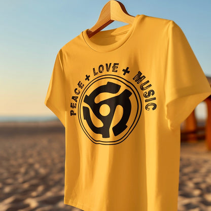 PEACE LOVE MUSIC - Men's T-Shirt - Beats 4 Hope