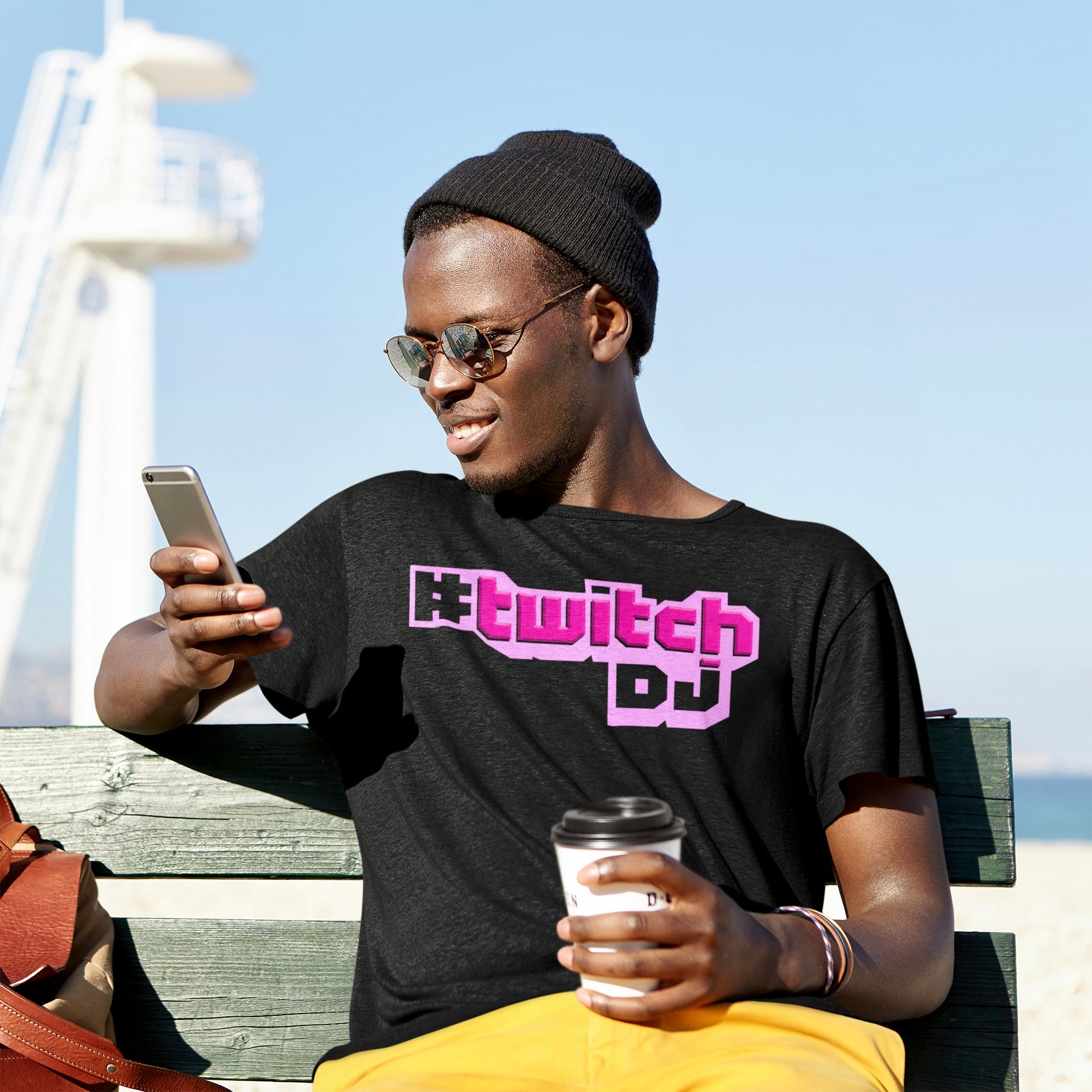 TWITCH DJ - PINK Unisex T-Shirt - Beats 4 Hope