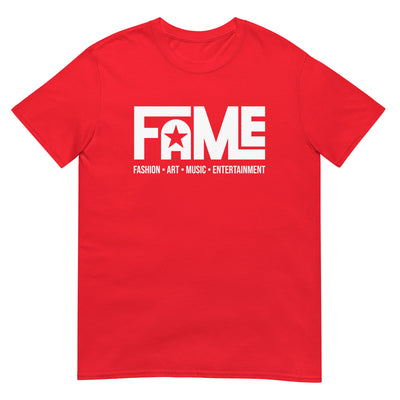 FAME Unisex T-Shirt - Red / S - Red / M - Red / L - Red / XL - Red / 2XL - Red / 3XL