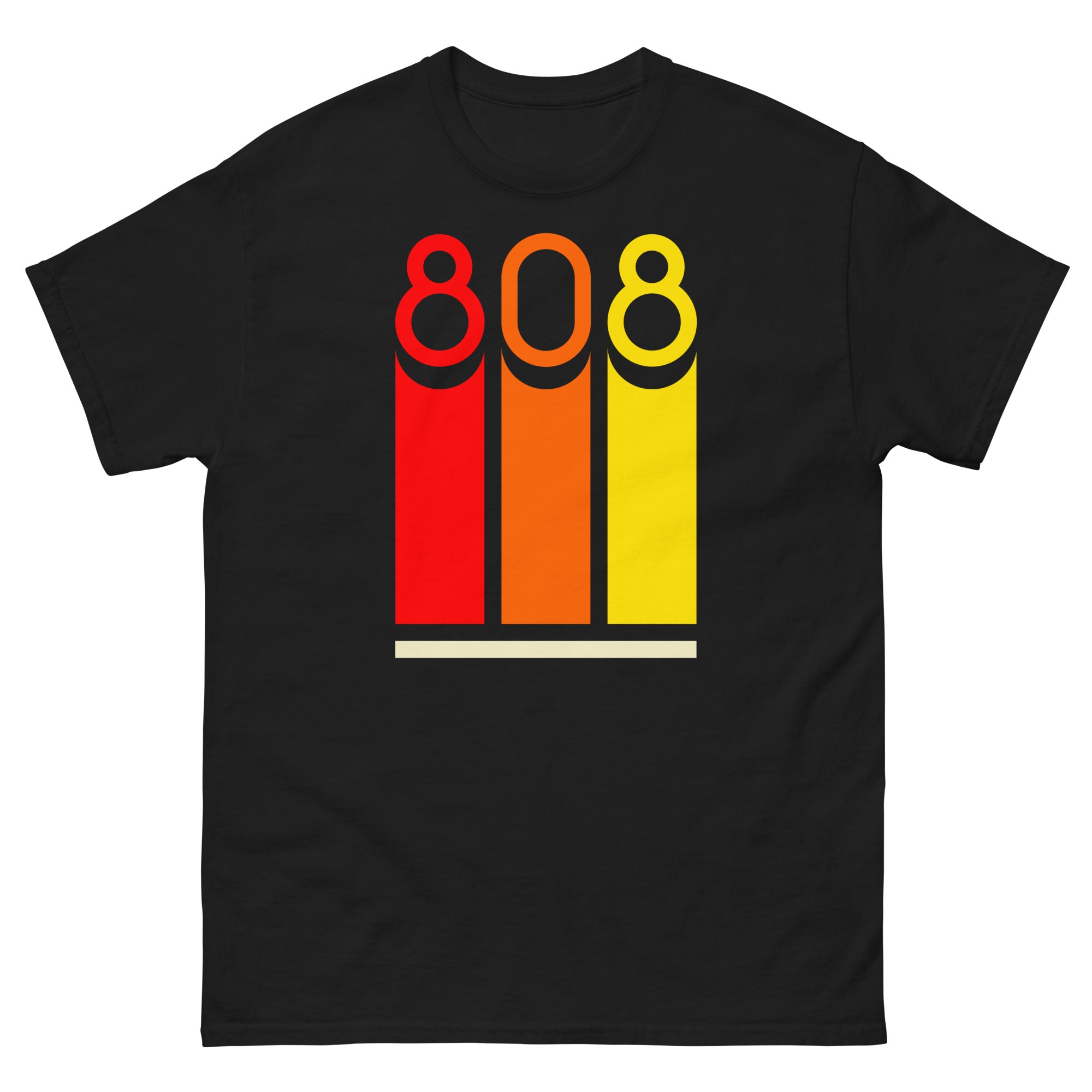 808 BEATS - Unisex T-Shirt - Black / S - Black / M - Black / L - Black / XL - Black / 2XL - Black / 3XL - Black / 4XL - Black / 5XL