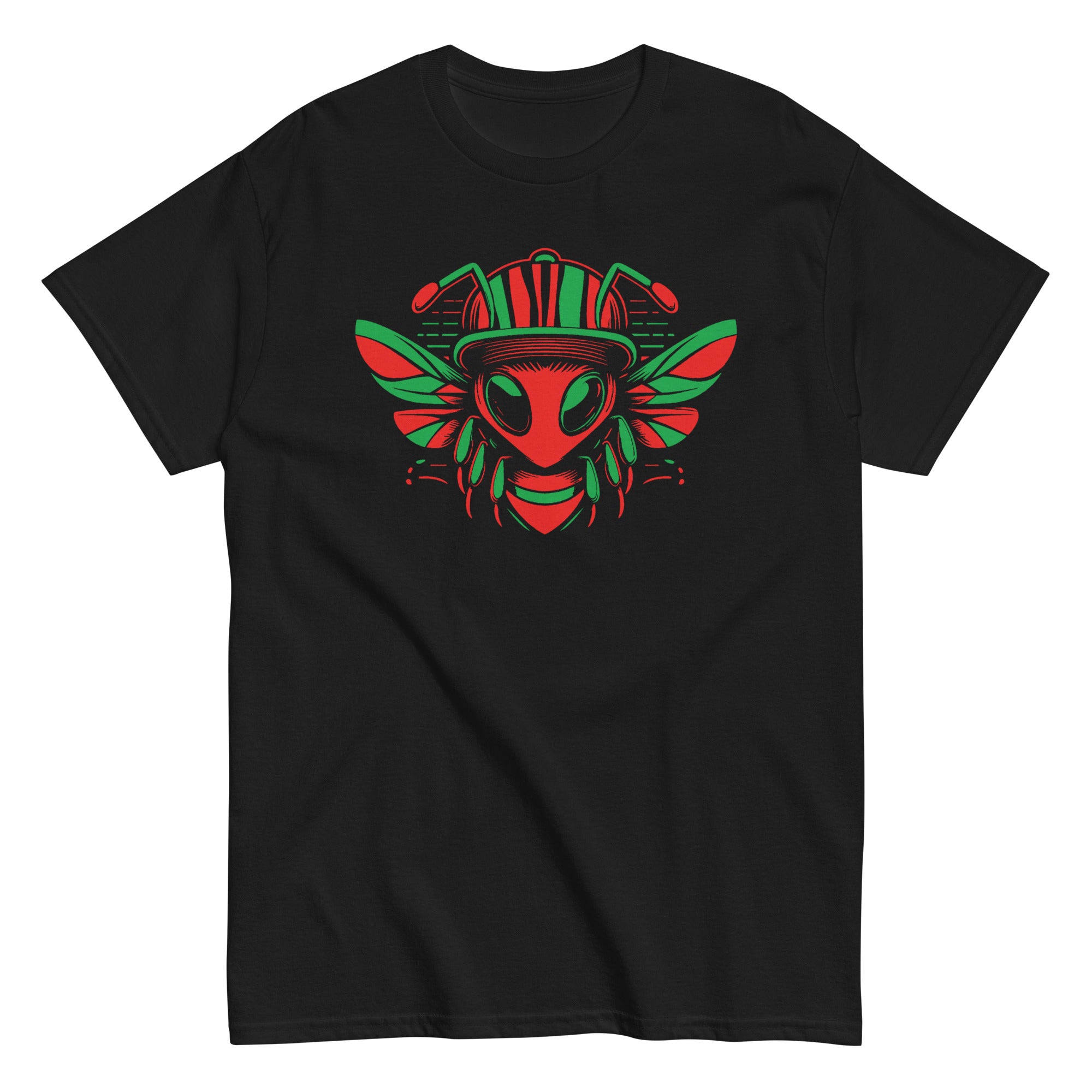 BEE TRIBE Men's T-Shirt - Black / S - Black / M - Black / L - Black / XL - Black / 2XL - Black / 3XL - Black / 4XL - Black / 5XL