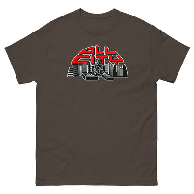 ALL CITY Records Men's T-shirt - Dark Chocolate / S - Dark Chocolate / M - Dark Chocolate / L - Dark Chocolate / XL - Dark Chocolate / 2XL - Dark Chocolate / 3XL