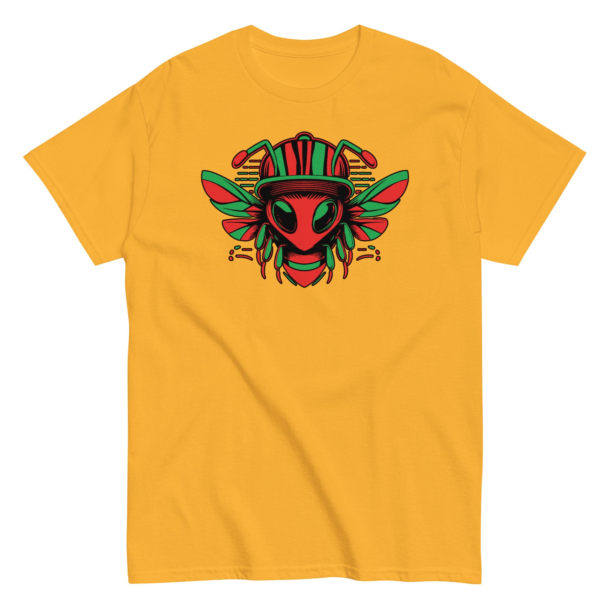 BEE TRIBE Men's T-Shirt - Gold / S - Gold / M - Gold / L - Gold / XL - Gold / 2XL - Gold / 3XL - Gold / 4XL - Gold / 5XL