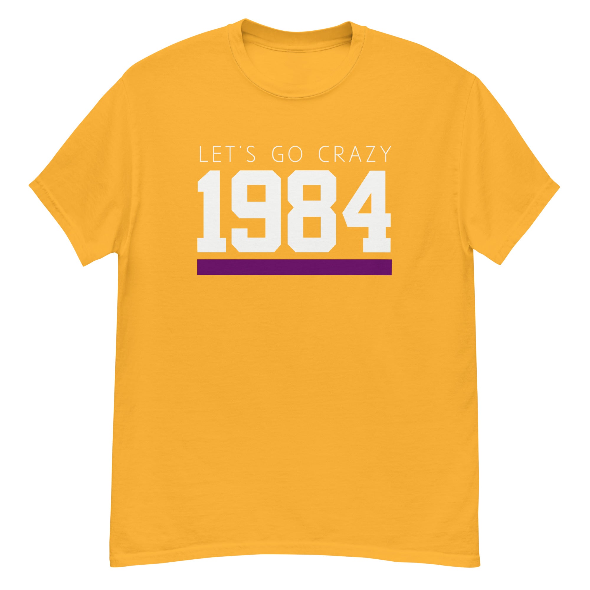 1984 LET'S GO CRAZY Men's T-Shirt