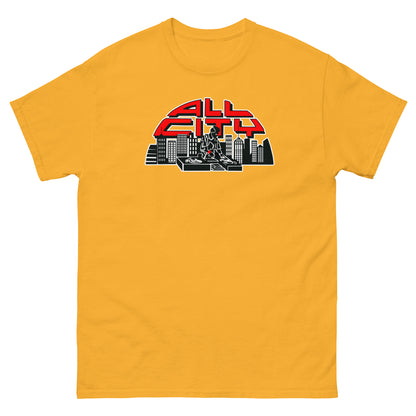 ALL CITY Records Men's T-shirt - Gold / S - Gold / M - Gold / L - Gold / XL - Gold / 2XL - Gold / 3XL - Gold / 4XL - Gold / 5XL