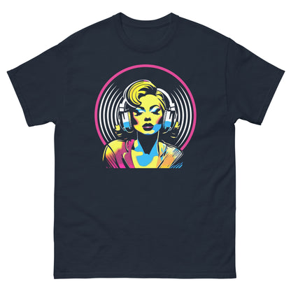 LOST IN MUSIC Unisex T-Shirt - Navy / S - Navy / M - Navy / L - Navy / XL - Navy / 2XL - Navy / 3XL - Navy / 4XL - Navy / 5XL