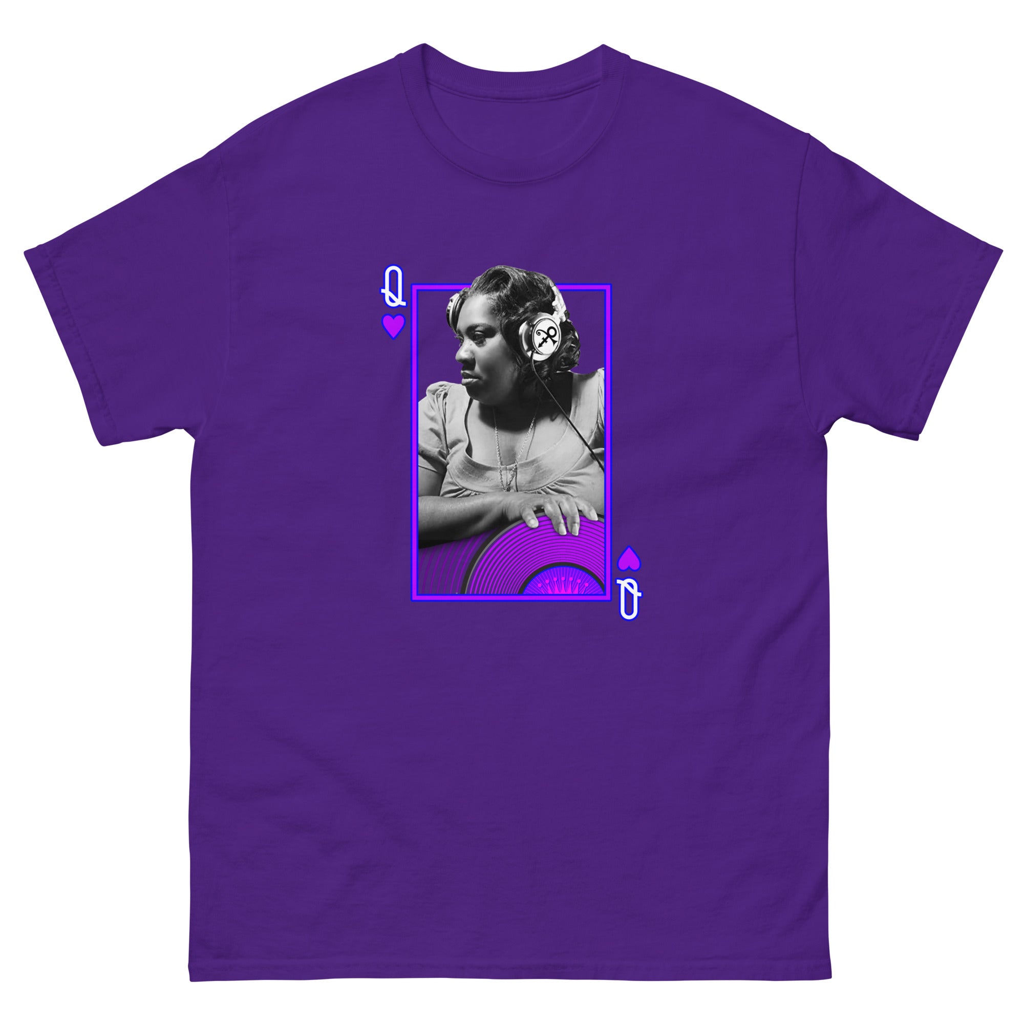 Purple Pam - Queen of the Turntable Men's T-Shirt - Purple / S - Purple / M - Purple / L - Purple / XL - Purple / 2XL - Purple / 3XL