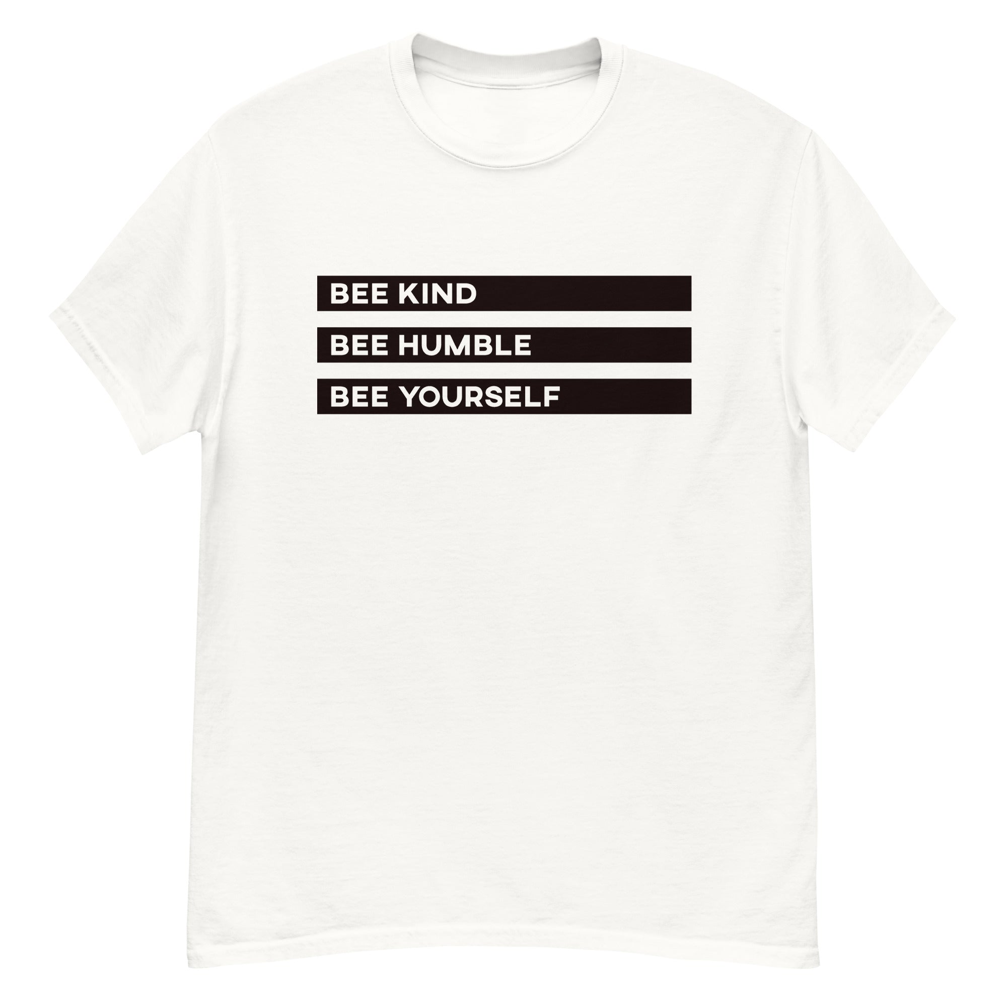 BEE YOURSELF - Men's T-shirt - White / S - White / M - White / L - White / XL - White / 2XL - White / 3XL - White / 4XL - White / 5XL