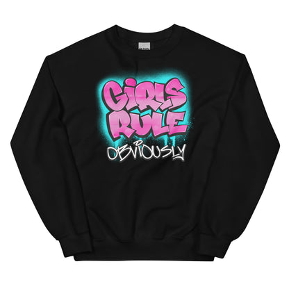 GIRLS RULE OBVIOUSLY - Unisex Sweatshirt - Beats 4 Hope