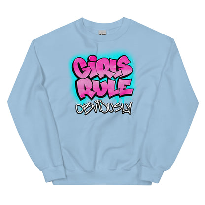 GIRLS RULE OBVIOUSLY - Unisex Sweatshirt - Beats 4 Hope