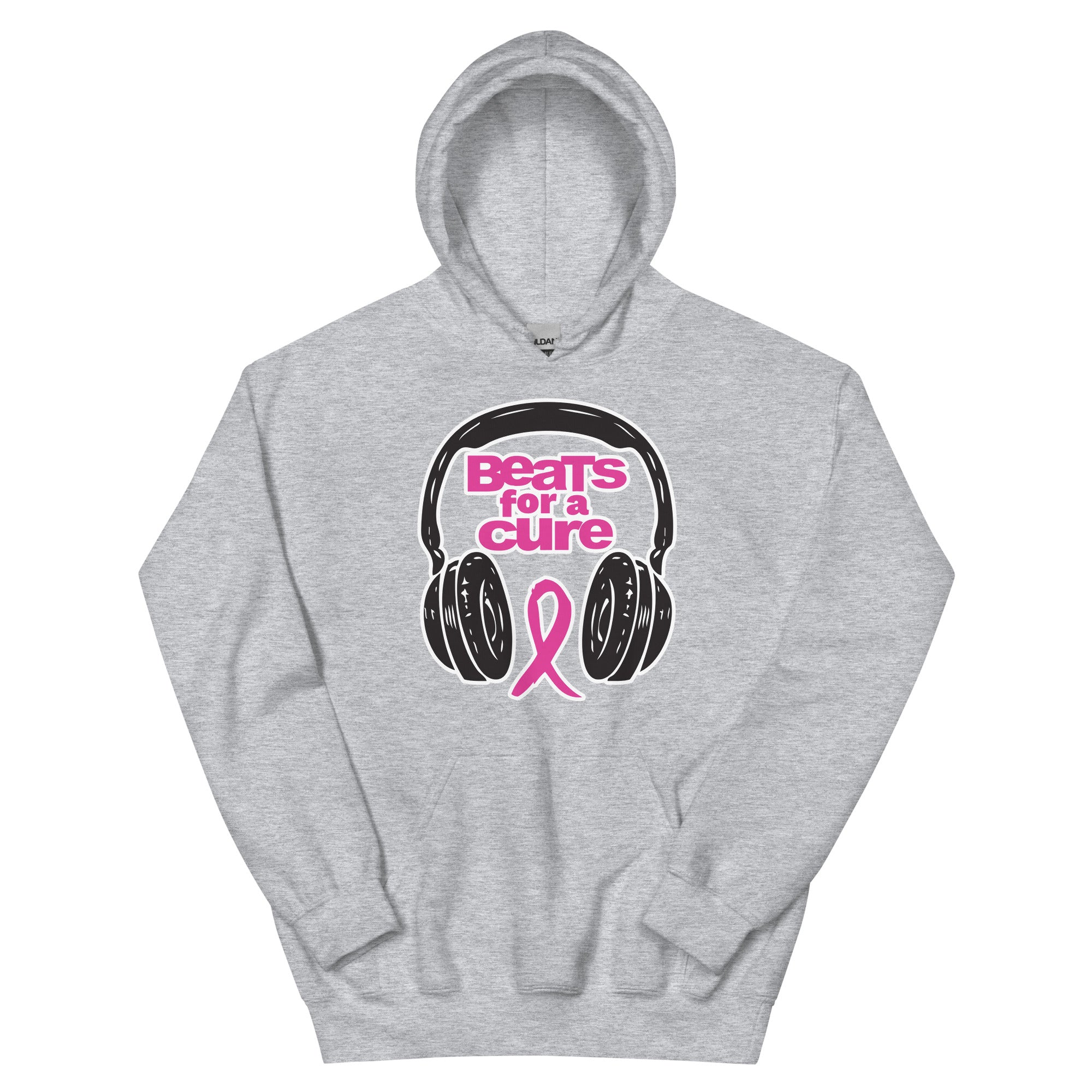 BEATS FOR A CURE - Unisex Hoodie - Sport Grey / S - Sport Grey / M - Sport Grey / L - Sport Grey / XL - Sport Grey / 2XL - Sport Grey / 4XL - Sport Grey / 5XL