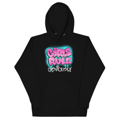 Girls Rule Obviously Adult Hoodie - Beats 4 Hope