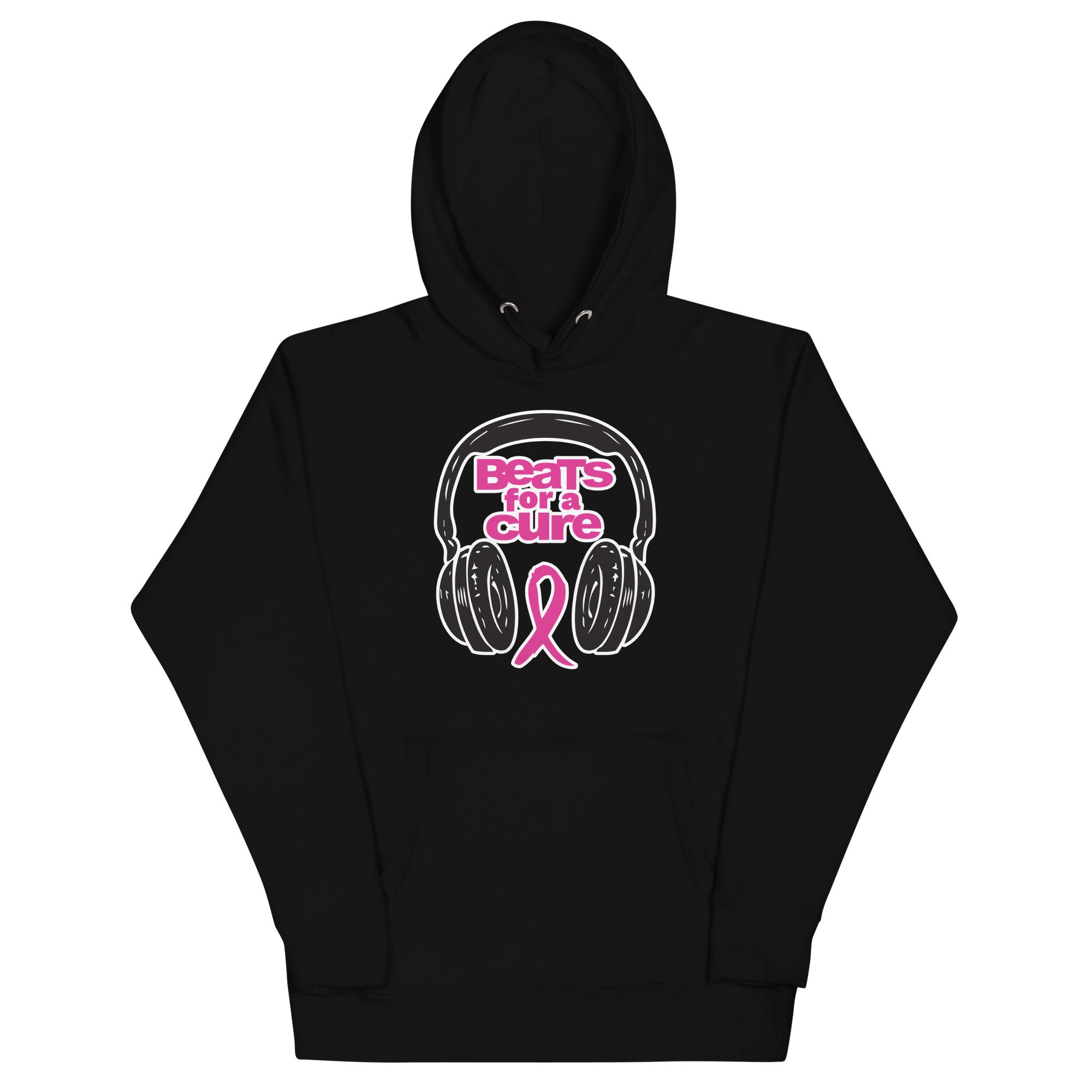 BEATS FOR A CURE - Premium Hoodie - Black / S - Black / M - Black / L - Black / XL - Black / 2XL - Black / 3XL