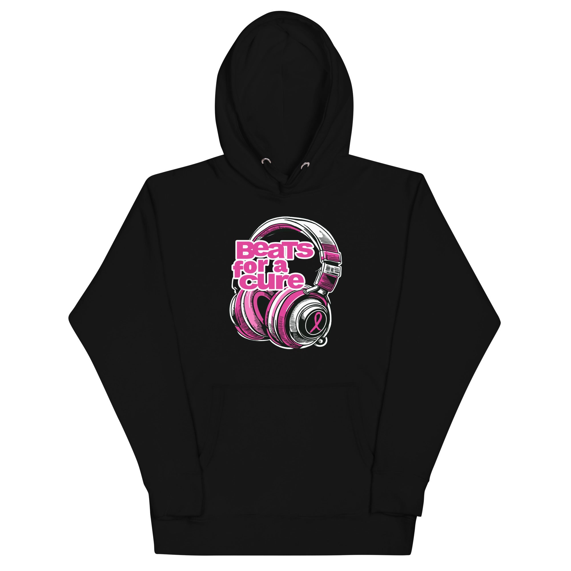BEATS FOR A CURE (remix) - Premium Hoodie - Black / S - Black / M - Black / L - Black / XL - Black / 2XL - Black / 3XL