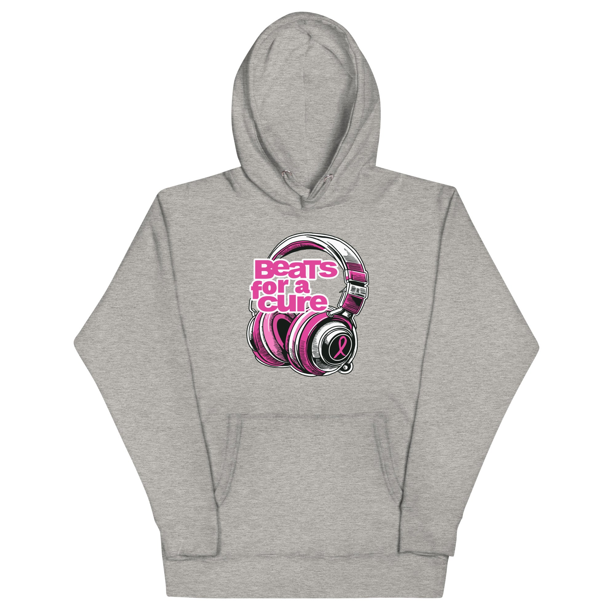 BEATS FOR A CURE (remix) - Premium Hoodie - Carbon Grey / S - Carbon Grey / M - Carbon Grey / L - Carbon Grey / XL - Carbon Grey / 2XL - Carbon Grey / 3XL